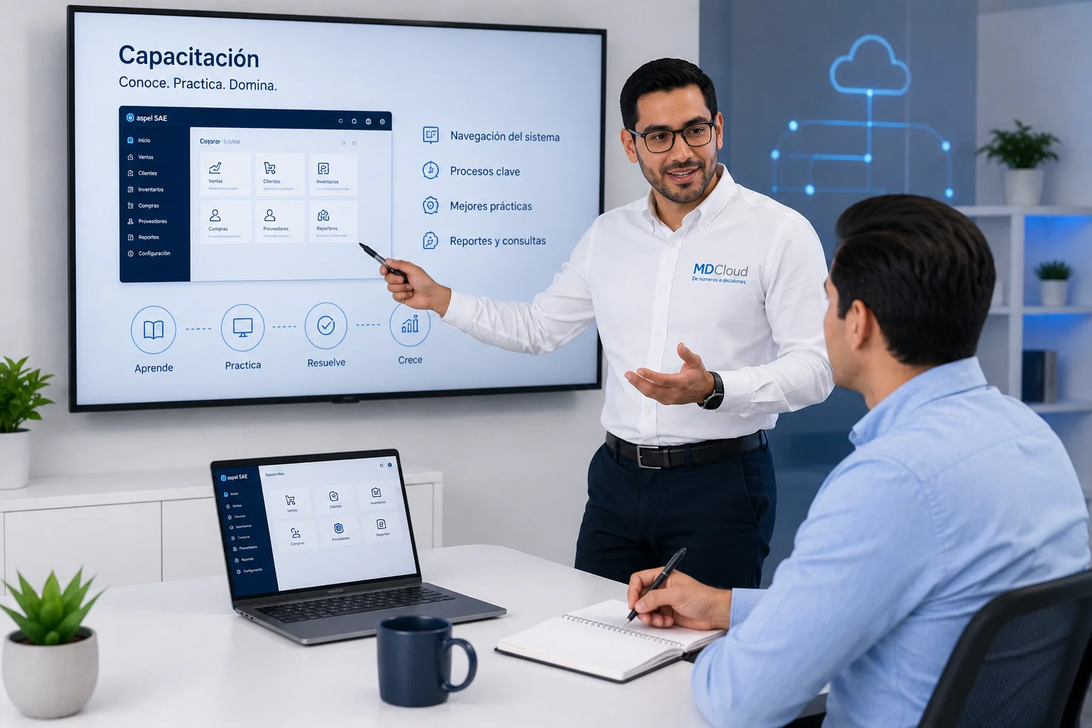 Capacitación de equipo en sistemas Aspel